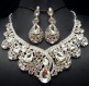 Parure argenté mariage