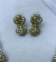 Parure Argentée Strass – Collier et Boucles d'oreilles élégantes