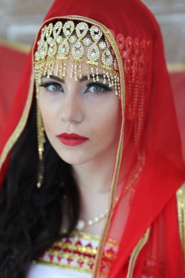 Bijou de front doré "Kabyle"